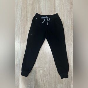 Figs Black Technical Jogger Pants